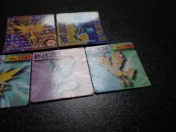 Pokemon GB Pocket Mini Card Non Holo x5 Zapdos Moltres Articuno #6273 - Image 3