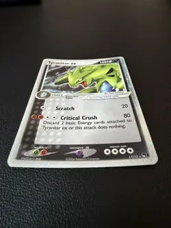 Tyranitar ex 17/17 POP Series 1 HOLO – LP+ Condition – Vintage Pokemon Card - Image 5