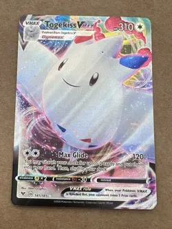 Pokemon TCG Togekiss VMAX Vivid Voltage 141/185 Ultra Rare Foil Holo Card NM - Image 2