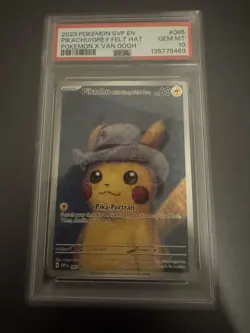 PSA 10 VAN GOGH PIKACHU WITH GREY FELT HAT SVP EN 085 PROMO POKEMON CARD ENGLISH - Image 3