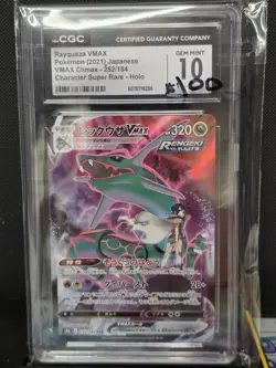 ✨✨ CGC 10 Rayquaza VMAX CSR 252/184 S8b Climax Pokemon Card Japanese - Image 1