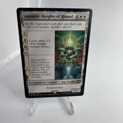 Magic the Gathering Summon: Knights of Round Final Fantasy Regular Card - Image 1