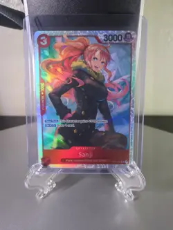Sanji OP10-005 Royal Blood Foil One Piece Tcg W/ Bonus Card - Image 1