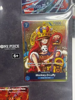 Monkey.D.Luffy P-043 Foil Bandai Card Fest Convention Promo Sealed Sheet - Image 1