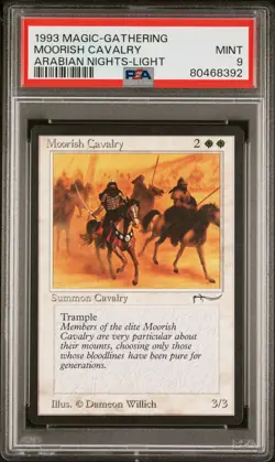 Moorish Cavalry (Light) - Arabian Nights - MTG - MINT - PSA 9 - POP 11 - Image 1