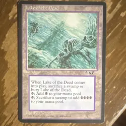 Wizards of the Coast Lake of the Dead Alliances Land Rare Pete Venters - Image 1