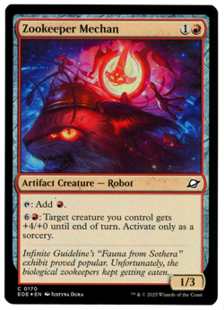 Zookeeper Mechan (Foil) - 0170 - Edge of Eternities - MTG - NM Ships Now - Image 1