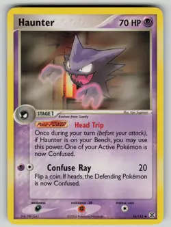Haunter 34/112 Uncommon FireRed & LeafGreen Pokemon vLP - Image 1
