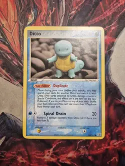 Pokemon TCG Ditto EX Delta Species Card 64/113 Squirtle Regular MP/HP - Image 1