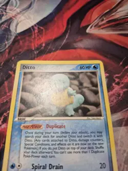 Pokemon TCG Ditto EX Delta Species Card 64/113 Squirtle Regular MP/HP - Image 2
