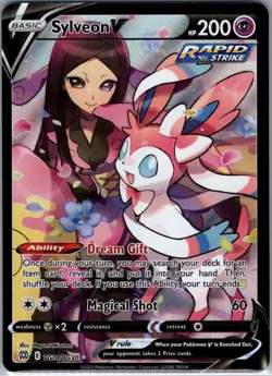 Sylveon V TG14/TG30 SWSH09: Brilliant Stars Trainer Gallery - Pokemon Card - NM - Image 1