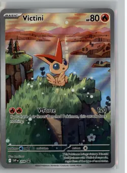 VICTINI 208 P SCARLET & VIOLET POKEMON NM - Image 1