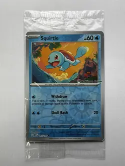 Squirtle 007/165 Pokemon Center 151 Stamped Promo SEALED - Image 1