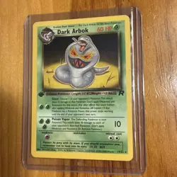 1x Dark Arbok - 19/82 - Rare - 1st Edition Team Rocket Pokemon LP - Image 1