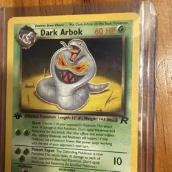 1x Dark Arbok - 19/82 - Rare - 1st Edition Team Rocket Pokemon LP - Image 3