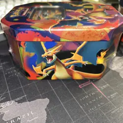 Pokemon Mega Charizard Y Tin With Promo And 4 Packs - Image 4
