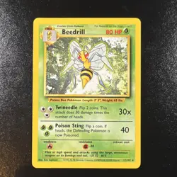 Pokemon Beedrill 17/102 Base Set Rare Regular Stage 2 NM WOTC English 1999 - Image 1