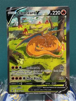 Pokemon TCG 2022 Charizard V Crown Zenith SWSH260 NM Condition - Image 1