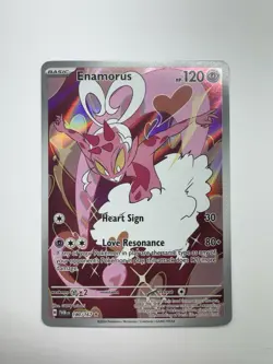 Pokemon Enamorus 180/167 Sv06 Illustration Rare Holo 120 HP Heart Sign - Image 1