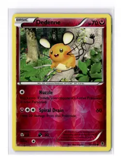 Dedenne - 70/119 XY-Phantom Forces Reverse Holo Common - LP - POKEMON TCG - Image 1