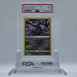 2023 Pokemon SWSH BSP Pokemon GO Premium Coll #230 Radiant Evee PSA 9 - Image 1