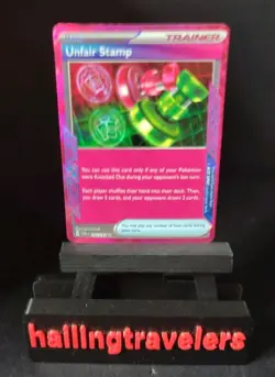 Pokemon TCG Unfair Stamp Scarlet & Violet-Twilight Masquerade 165/167 X3 - Image 2
