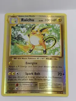 Pokemon TCG Pikachu #35 & Raichu #36 Reverse Holo Rare Set XY: Evolutions LP - Image 4
