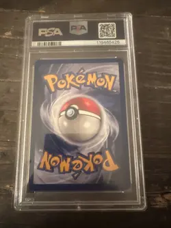 1999 Pokemon Fossil 1st Edition Holo Gengar #5 PSA 7 - Image 2