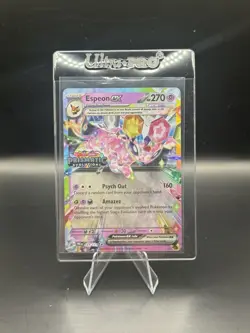 Espeon EX Prismatic Evolutions STAMPED Promo 034/131 Pokemon 2025 - Image 1