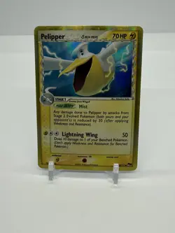 Pelipper 14/17 Delta Species Holo POP Series 5 Rare Ex Era Promo Pokemon (MP) - Image 1