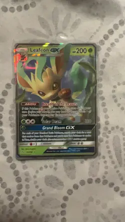 Leafeon GX 13/156 Holo Rare GX Ultra Prism Pokemon Near Mint - Image 1