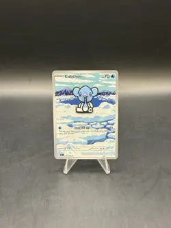 Pokemon TCG Cubchoo Illustration Rare Black Bolt 109/086 - Image 1