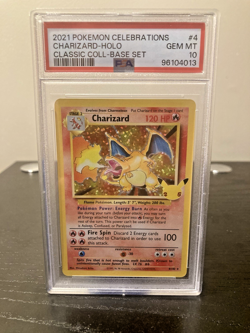 2021 Pokemon Celebrations Charizard PSA 10 #4 GEM MT - Image 1