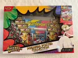 Pokemon TCG Mega Gardevoir Premium Poster Collection Ascended Heroes Box SEALED - Image 1