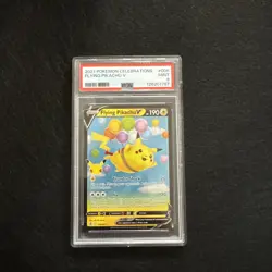 2021 POKEMON CELEBRATIONS #006 FLYING PIKACHU V PSA 9 - Image 1
