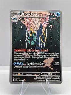 Clawitzer 141/132 Illustration Rare Mega Evolution Pokemon NM - Image 1