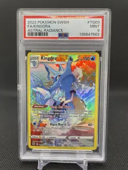 Pokemon Kingdra Trainer Gallery Ultra Rare#TG03/TG30 Astral Radiance PSA 9 - Image 1
