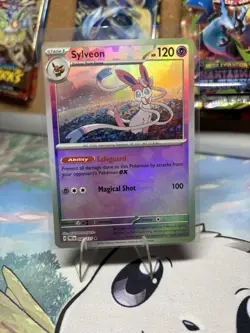 Pokemon Sylveon 040/131 Rare Holo Poke Ball Pattern Prismatic Evolutions 120 … - Image 1