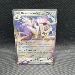 Revavroom ex 156/197 Pokemon Scarlet and Violet Obsidian Flames Double Rare Holo - Image 1