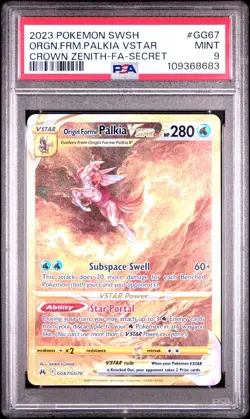 Origin Forme Palkia Vstar GG67/GG70 Secret Pokemon PSA 9 - Image 1