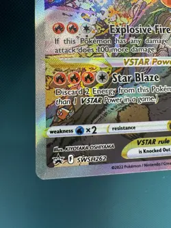 2022 Pokemon TCG - Charizard Vstar - Charizard UPC Promo SWSH262 | NM - Image 4