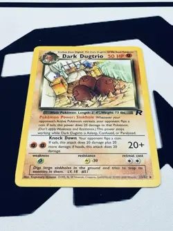 Pokemon TCG Dark Dugtrio Team Rocket 23 Regular Unlimited Rare - Image 3