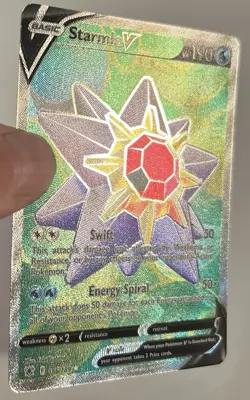 Starmie V (Full Art) 166/189 Ultra Rare Holo LP Pokemon SWSH10: Astral Radiance - Image 2