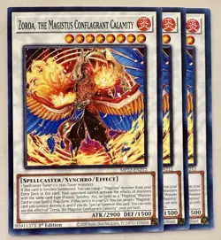 Yugioh x3 Zoroa, The Magistus Conflagrant Calamity MP22-EN212 Common 1st Edition - Image 1