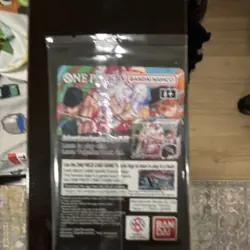 Bandai One Piece CCG Monkey D. Luffy US Voyage 5000 Holo Card - Image 2