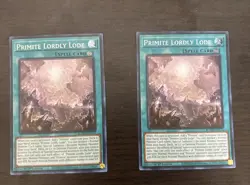 Yu-Gi-Oh Primite Lordly Lode Secret Rare Card 2 Copies - Image 1