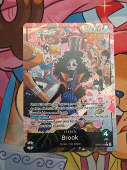 One Piece Brook OP15-022 Leader Alt Art Adventure On Kami’s Island - Image 1