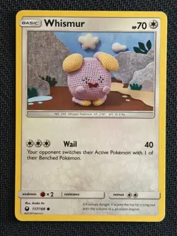 Whismur~ Cute Asako Ito Crochet Pokemon Cards Gallery - Image 1