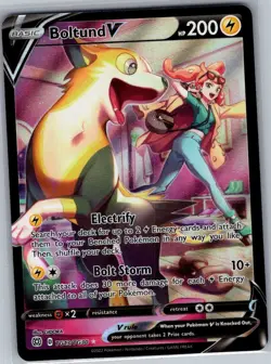 Boltund V TG13/TG30 SWSH09: Brilliant Stars Trainer Gallery - Pokemon Card - NM - Image 1