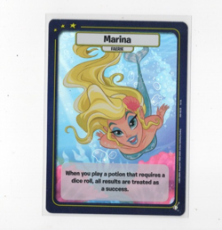 Neopets TCG Card Foil - Marina Fountain Faerie 2024 Upper Deck Battledome - Image 1